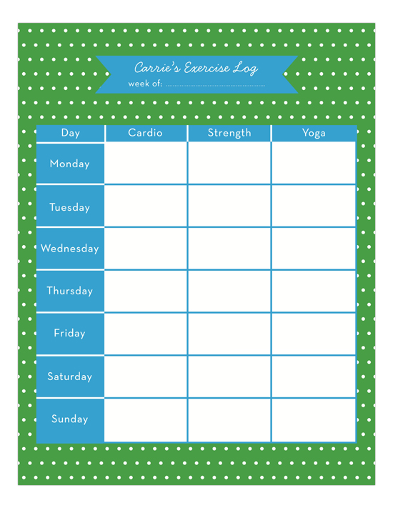 exercise-log-calendar-pad-pddd-calpev1226 Calendar Pads