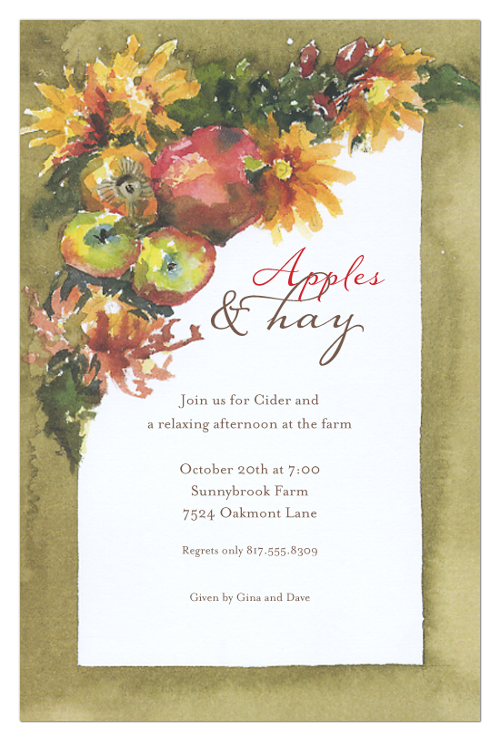 Fall Invitation