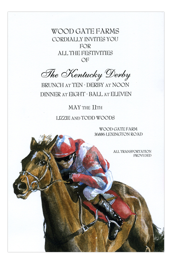 fast-filly-invitation-ob-3a076 Kentucky Derby Invitations