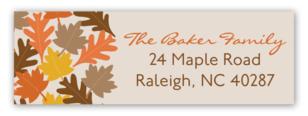 Finally Fall Address Label