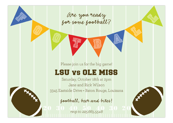 football-bunting-invitation-pddd-np57fh1312 Super Bowl Party Invitations