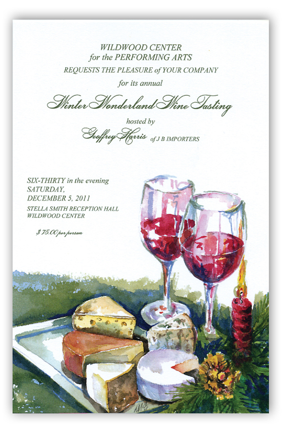 Fromage and Vino Invitation