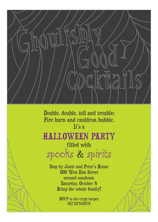 Ghoulish Cocktails