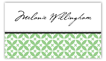 Green Elegance Calling Card