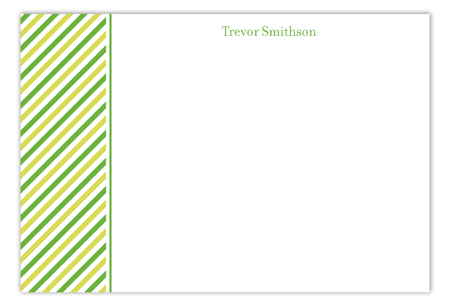 Green Oxford Grad Cap Flat Note Card