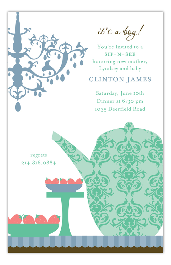 green-sip-and-see-tea-invitation-pddd-np58bs8099 Tea Party Invitations for Bridal Showers