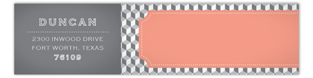 Grey Stepping Blocks Envelope Wrap