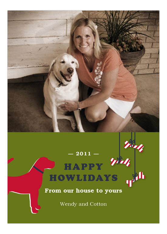 Happy Howlidays Photo Card