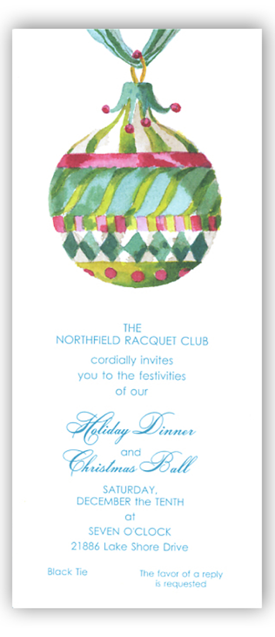 Harlequin Ball Invitation