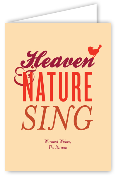 Heaven & Nature Sing Greeting Card