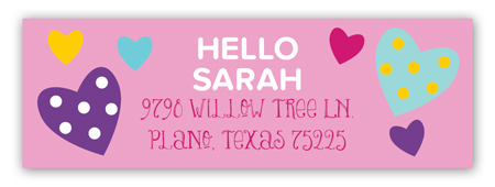 Hello Friend Address Label