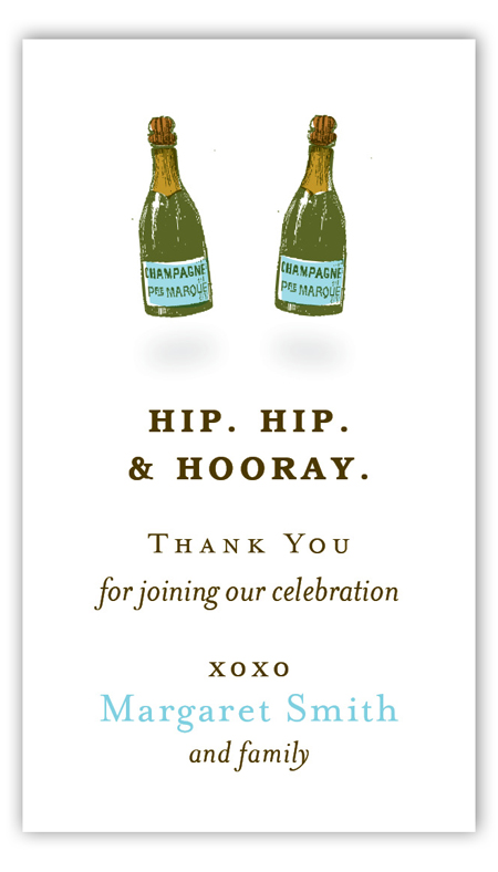 Hip Hip Hooray Calling Card