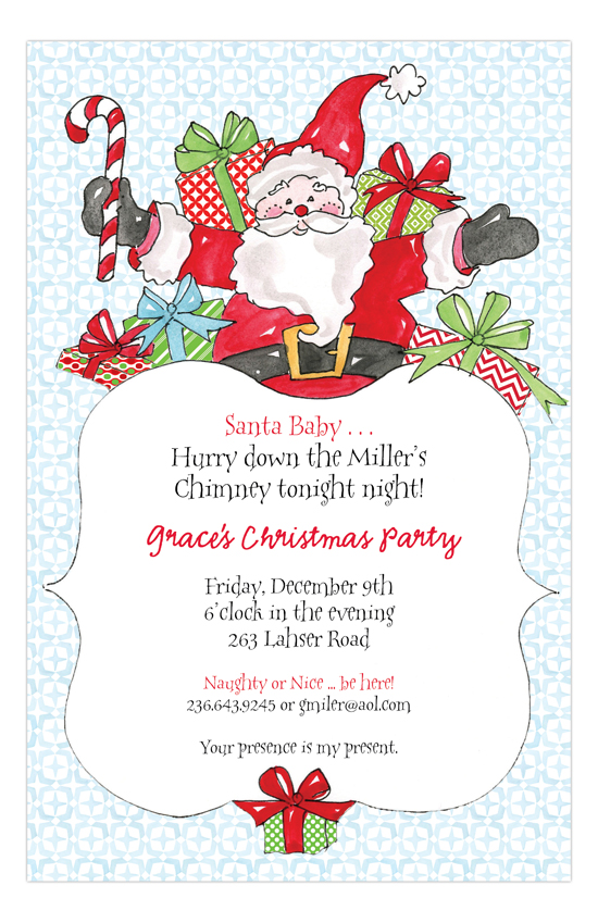 Holiday Jolly Ole St. Nick Invitation