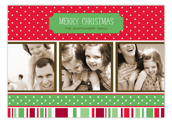 Holiday Style Traditional Photo Card
