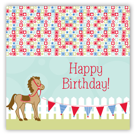 Horsing Around Gift Tag