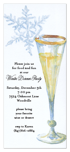 Ice Wine Invitation