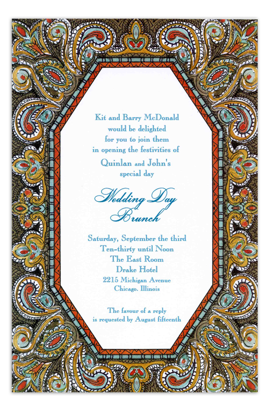 Indian Jewel Invitation