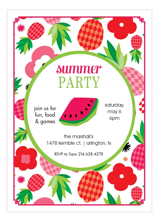 kadd-np57py1536 Eat, Drink, and Be Merry with Polka Dot Invitations