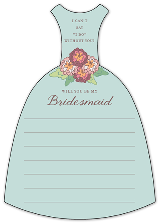 Floral Bridesmaid Cards