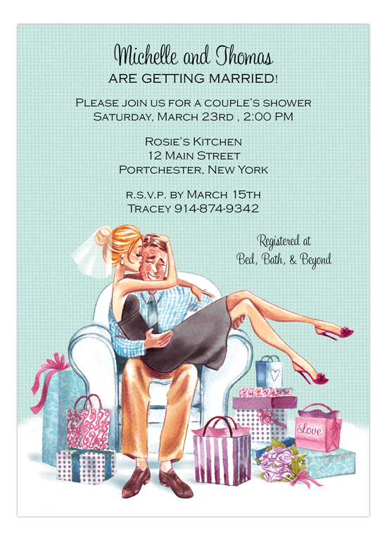 kissing-couple-blonde-invitation-bmdd-np57ws1207bmdd Bridal Shower Invitations