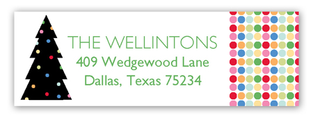 Lights Aglow Address Label