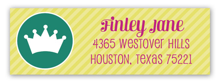 Little Princess Cupcake Address Label