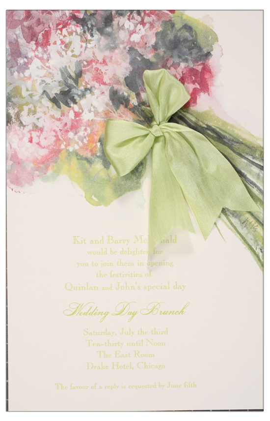 Maidens Fleurs Invitation