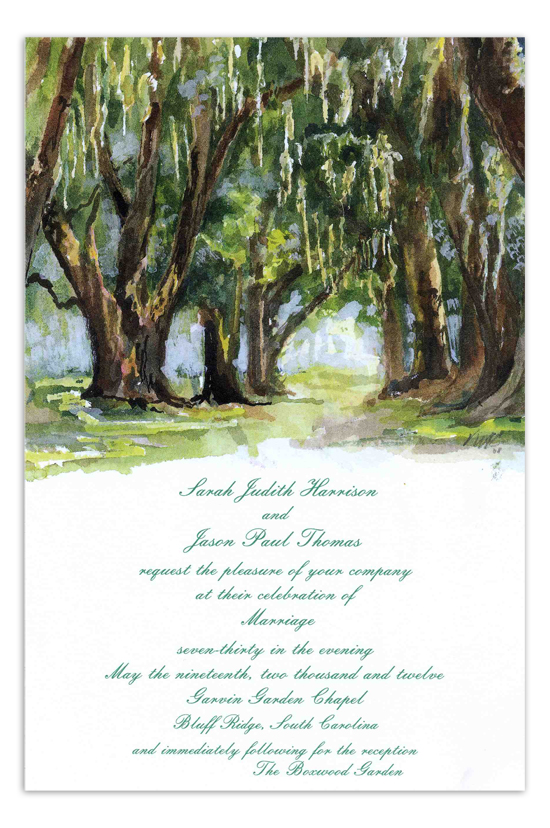 Majestic Oaks Invitation