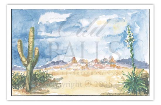 Painted Desert Fiesta Party Invitation