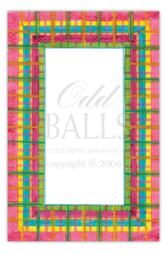 Acapulco Plaid Fiesta Party Invitation