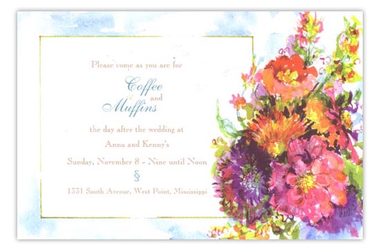 Pow Posies Fiesta Party Invitation