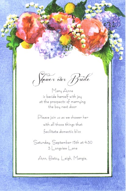 Tallow Berries Invitation