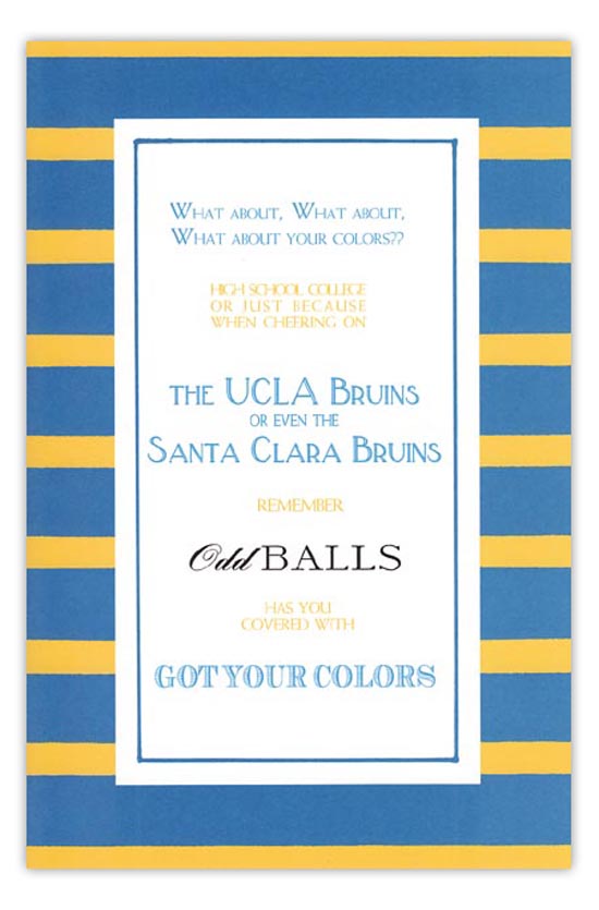 Blue and Gold Invitation