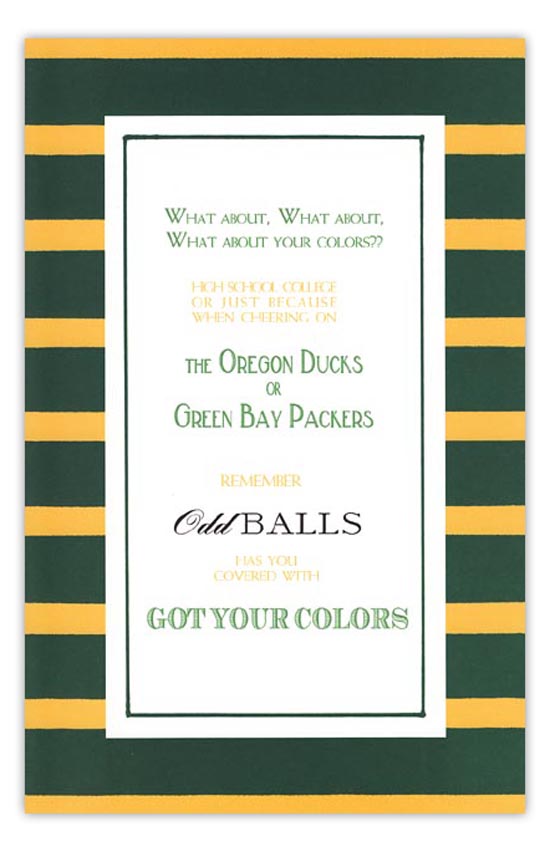 Green and Gold Invitation