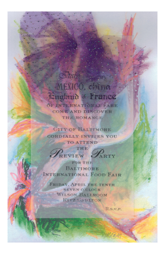 Mardi Gras Invitation