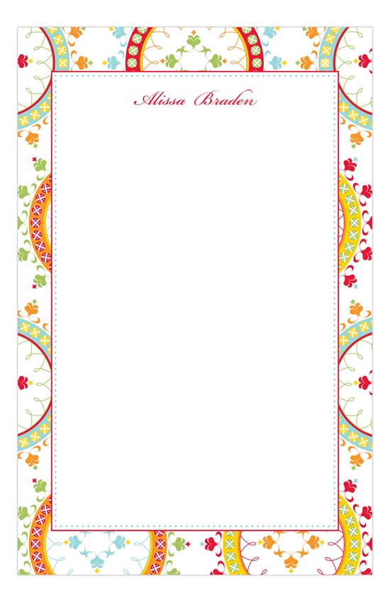 Ornate Wreaths Notepad