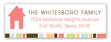 Our House Address Label