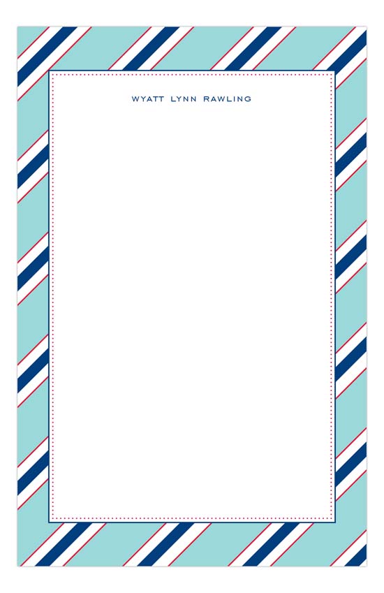 Oxford Stripes Notepad