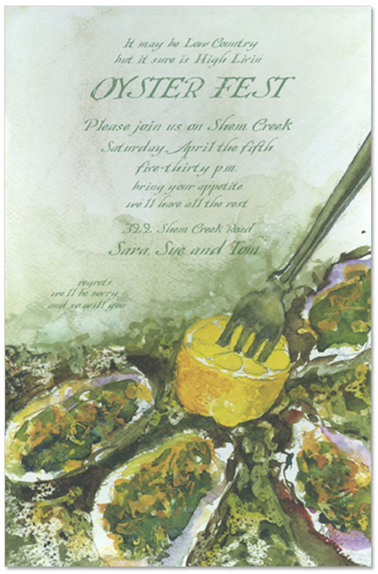 Oyster Fest Invitation