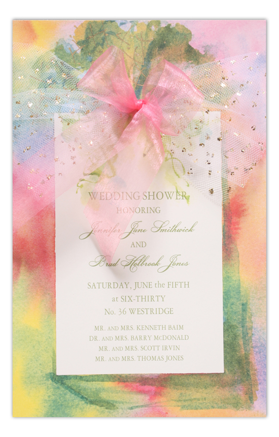 Pastel Package Invitation