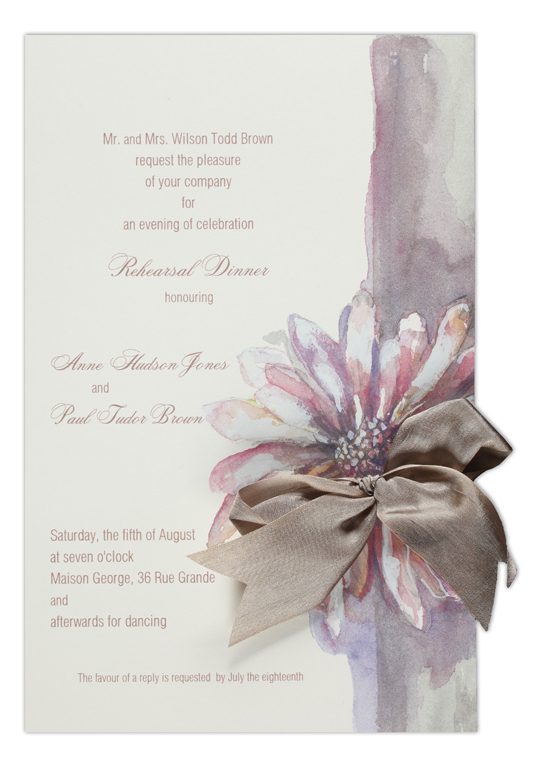 Pastel & Pewter Invitation