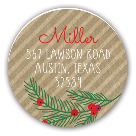 pcdd-strd-hl1533 Christmas Address Labels