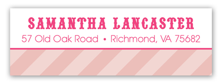 Pink Nutcracker Address Label