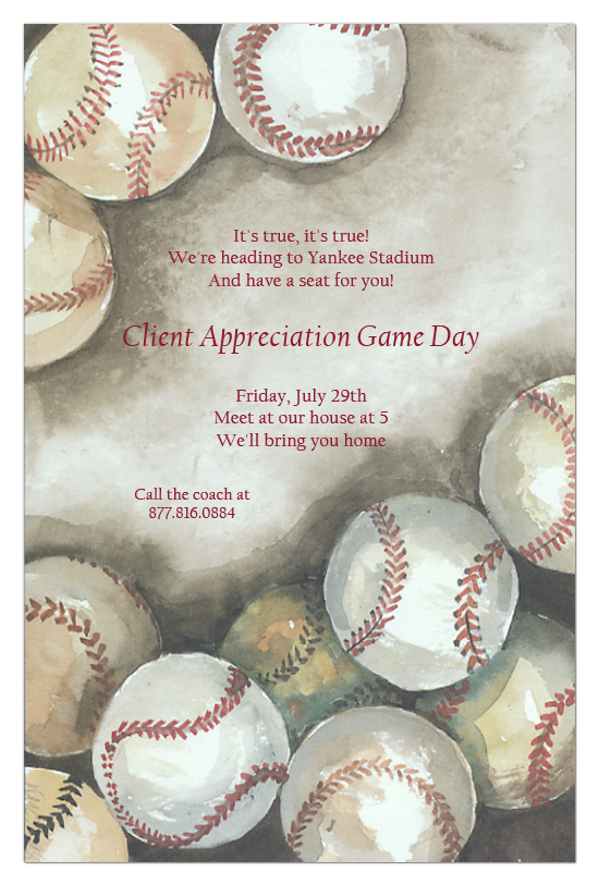 Play Ball Invitation