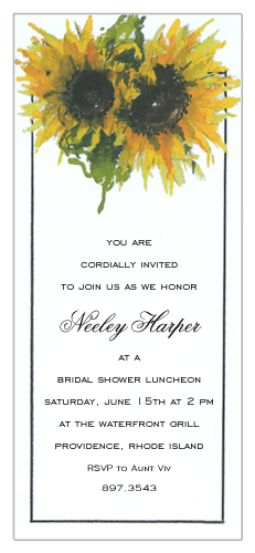 Prairie Blooms Invitation