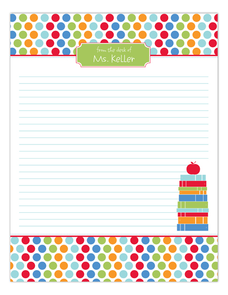 Primary School Stack Notepad