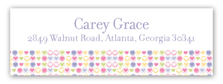 Princess Party Address Label