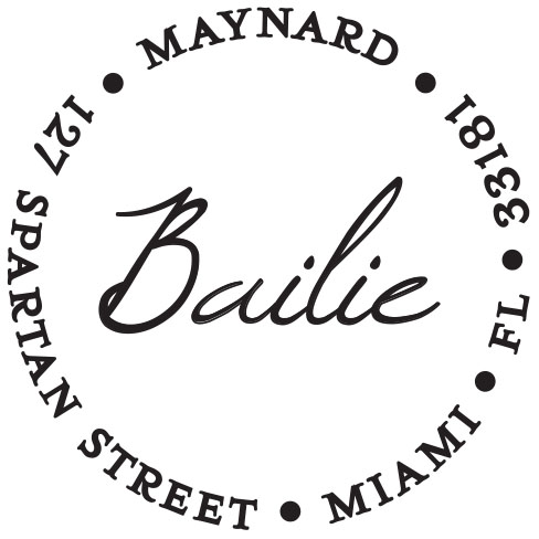 Bailie Personalized Stamp