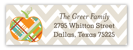 Pumpkin Fun Address Label