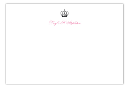 Queen Anne Flat Note Card